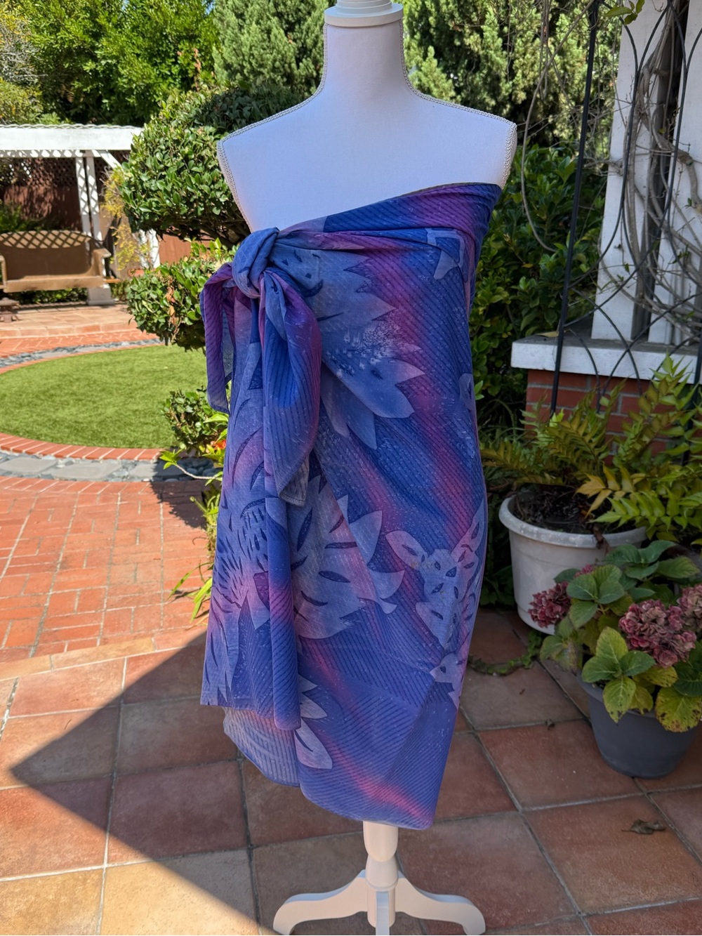 Polynesian Floral Pareo/Sarong